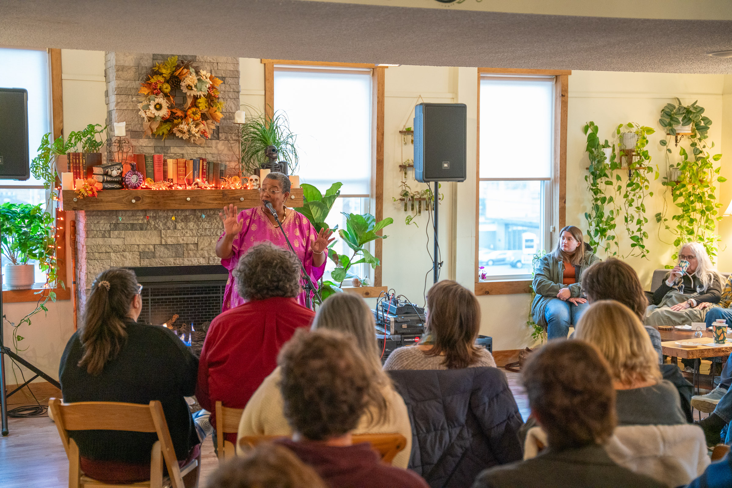 Sheila Arnold during the live storytelling performance